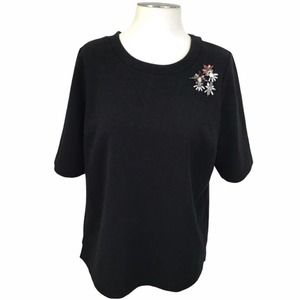 Banana Republic Embellished Jewel Blouse